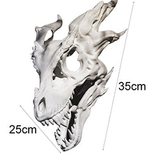 Load image into Gallery viewer, tbpersicwT Headgear Toys, Realistic and Exquisite Resin Movable Dragon Haw Puppet Ornaments for Friends, Headgear Toys Ornaments White
