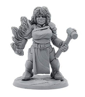 Stonehaven Miniatures Fire Giant Miniature Figure, 100% Urethane Resin - 81mm Tall - (for 28mm Scale Table Top War Games) - Made in USA