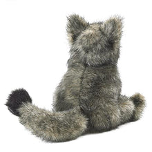 Load image into Gallery viewer, Folkmanis Small Coyote Hand Puppet, Gray; White; Black
