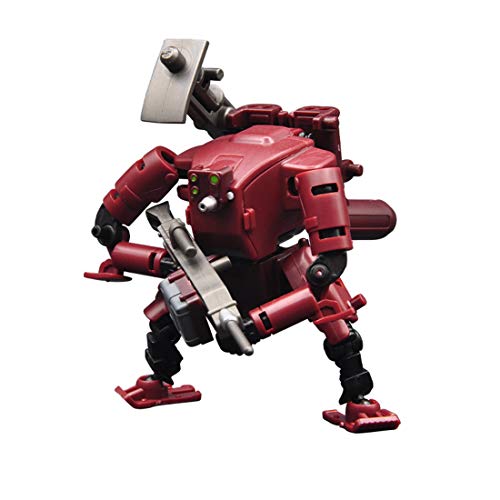 FenglinTech Mecha Frame, 8cm 1:60 Scale Mecha Robot Logistics Mecha Assault Mecha Model Building Kit (Red)