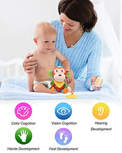 Load image into Gallery viewer, Bloobloomax Baby Car Seat Toys, Infant Soft Plush Rattle, Cute Animal Doll,Early Development Hanging Stroller Toys for Newborn Boys Girls Gifts (Monkey)
