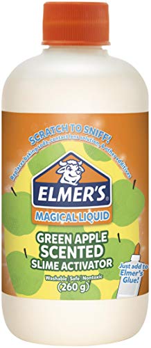 Elmer's Slime Activator | Magical Liquid for Scented Slime, Green Apple, 8.75 oz. Bottle