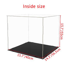 Load image into Gallery viewer, Tingacraft Large Acrylic Display Case (15.7 x 14.3 x 13.7 inch) for Model Clear Box for 1/6 Figures, Assembly Required
