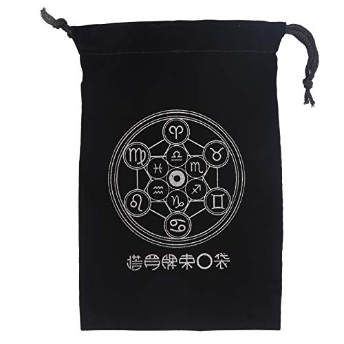 01 Tarot Bags, Dice Bag, Manual Convenient Delicate for Tarot Cards Party Favors Gift Bag Jewelry(2)