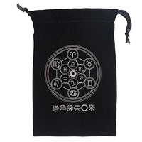 01 Dice Bag, Durable Convenient Satin Drawstring Pouch Tarot Bags, Party Favors for Jewelry Gift Bag Tarot Cards(2)