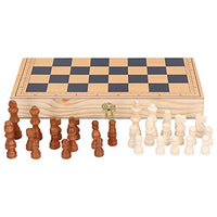 Yatar Chess Board Set Wooden Chess Folding Portable Children Adult Game Educational Toy