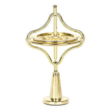 Load image into Gallery viewer, CHANGAIDA Metal Gyroscope Anti-Gravity Spinning Top Balance Toy Gift (Golden)
