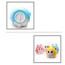 Load image into Gallery viewer, IMIKEYA Owl Shaped Piggy Bank Cartoon Money Coins Bank Saving Box with Moving Eyes (Blue)
