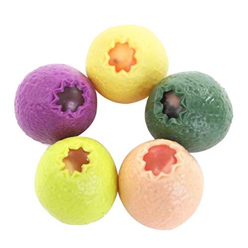 PRETYZOOM 5pcs Dinosaur Egg Toy Squeezable Toy Decompression Toys Playing Toy Party Favor Gift for Kids Adult (Random Color)