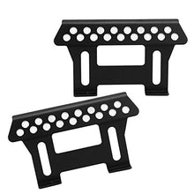 Load image into Gallery viewer, Side Pedal Pedal Slider, 2 Pieces Of High-Quality Metal Production Realistic And Interesting Decorative Pedal Slider Suitable For Axial Scx10 1/10 Rc Tracked Vehicles(negro) Car Model Accessory
