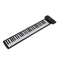 Vikye Keyboard Piano, 61-Keys Soft Silicone Electronic Digital Keyboard Piano, Perfect for Children