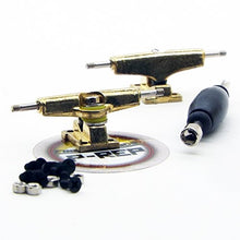 Load image into Gallery viewer, Peoples Republic P-REP 29mm Performance Tuned Fingerboard Trucks - Gold
