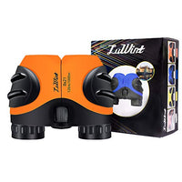Luwint 8 X 21 Binoculars for Kids Bird Watching, Watching Wildlife or Scenery, Game, Safari, Fishing, Mini Compact and Image Stabilized (Orange)