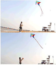 Load image into Gallery viewer, LSDRALOBBEB Kites for Kids Kites for The Beach Colorful Polaris Kites with Tails for Adults Kids,Easy-to-Fly Beginner Kites with Kite Strings and Kite Reel,for Beach Trip 928(Size:800M LINE)
