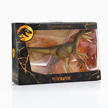 Load image into Gallery viewer, Jurassic World Toys Amber Collection Velociraptor Dinosaur Figure Collectible Toy 6-in Scale, Posable Joints, Authentic Look &amp; Stand for 8 Years Old &amp; Up
