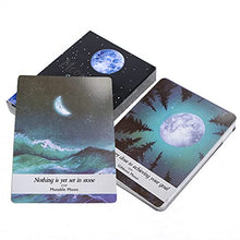 Load image into Gallery viewer, AIEWEV Moon Oracle Tarot Cards Deck, A 44-Card Deck, Fortune Telling Cards Decks,Fortune Telling Game for Beginners
