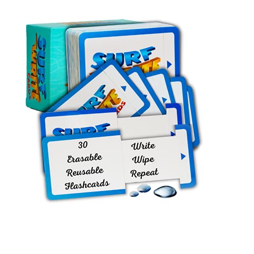 Blank Flash cards For Studying - Sliding Answer Reveal Feature | 30-pcs Dry erase flash cards blank Colored Index Cards | Colorful Index cards | Colored Note cards for School | Study Cards & Notecards