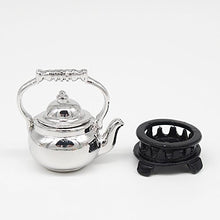 Load image into Gallery viewer, Odoria 1:12 Miniature Teapot and Stand Dollhouse Kitchen Accessories
