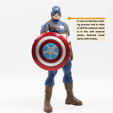 Load image into Gallery viewer, N/C Superhero Action Figures of PVC 9-Inch Toy Bend and Flexible Figure Collectible Model Gift (Blue)
