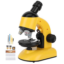 Load image into Gallery viewer, Microscope for Kids, 40X-1200X Kids Microscope with 360 Rotation Head Educational Science Toy For Animals, Flowers, Plants,(yellow)
