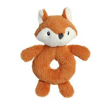 Load image into Gallery viewer, Ebba - Woodland - 6.5&quot; Foxie Ring Rattle
