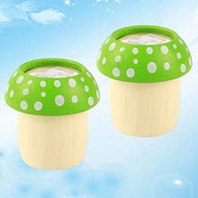 Load image into Gallery viewer, NUOBESTY 2pcs Kaleidoscope Toy Mirror Lens Kaleidoscope Mushroom Shape Kids Educational Science Developmental Toys Party Favors Gifts Green
