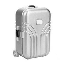 Load image into Gallery viewer, Suitcase Toy Rolling Suitcase Toy, Plastic Baby Suitcase Toy, Baby Toy, Mini Luggage Box for Baby Kids(Silver)
