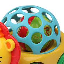 Load image into Gallery viewer, BARMI Cute Cartoon Lion Baby Rattle Roll Car Ball Hand Bell Educational Playing Toy,Perfect Child Intellectual Toy Gift Set A
