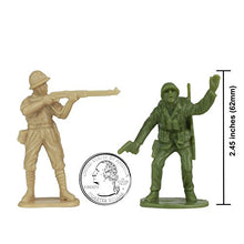 Load image into Gallery viewer, BMC WW2 Iwo Jima Plastic Army Men - 32 American and Japanese Soldier Figures
