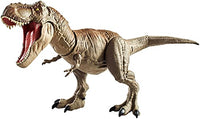 Jurassic World Bite 'n Fight Tyrannosaurus Rex in Larger Size with Realistic Sculpting, Articulation & Dual-Button Activation for Tail Strike and Head Strikes, Ages 4 and Older [Amazon Exclusive]