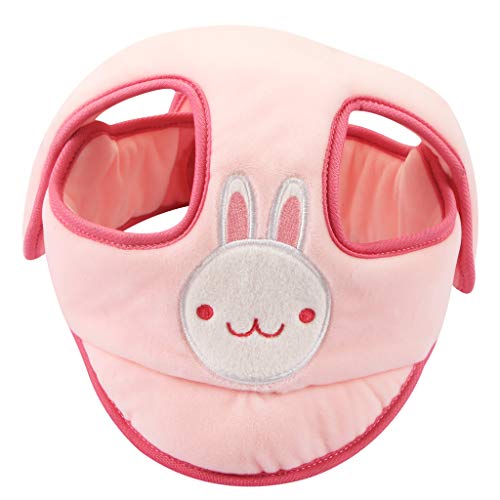 KAKIBLIN Baby Safety Head Support Hat, Toddler Breathable Adjustable Safety Protective Cap for Toddlers Learn to Walk, Pink