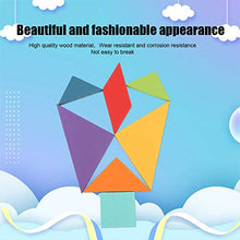 Load image into Gallery viewer, Wooden Tangram, Corrosion Resistance Quality Wood Material Kids Educational Toy, for Kids Boys
