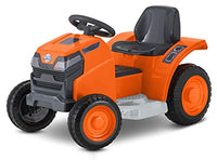 Kid Trax Mow & Go Lawn Mower Toddler Electric Ride On Toy, 6 Volt, Kids 1.5-2.5 Years Old, Max Rider Weight 44 lbs, Orange