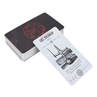 ANGGREK Tarot Cards, 78PCS Tarot Cards Deck English Tarot Cards Premium Classic Tarot Paper Cards Games for Beginners Expert Readers