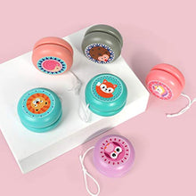 Load image into Gallery viewer, STOBOK 3pcs Responsive Ball Bearing Yoyo with String Wooden Yo-Yo Ball Toys Birthday Party Favors for Kids (Random Color)
