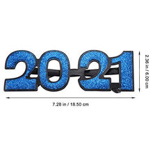 Load image into Gallery viewer, NUOBESTY 4pcs Glitter 2021 Plastic Glasses New Year Eve Glasses 2021 Funny Eyeglasses Photo Prop for 2021 Graduation New Year Eve Party Supplies Assorted Color
