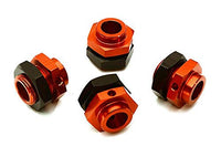 Integy RC Model Hop-ups C28667RED Billet Machined 17mm Wheel Adapters for Arrma Kraton 6S BLX Brushless Truggy