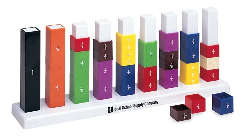 Ideal School Supply Fraction STAX Set Toy