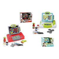 BigBuy Fun S2407767 Mini Shop Toy Register Box + Built-in Scanner, 30.5 x 19 x 24 cm
