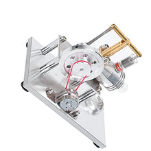 Load image into Gallery viewer, Zunate Stirling Engine, Aluminum Sheet + Glass Stirling Engine, Stirling Engine Motor Model Kit, for Children&#39;s Science Projects Physics Mechanical Learning
