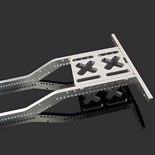Load image into Gallery viewer, RC 4WD Silver Aluminum Chassis Beam Frame Refit SCX10 D90 B5 JK Wrangler
