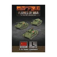 Flames of War Late War: Soviet T-70 Tank Company (SBX68)