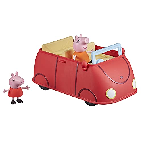 Peppa Pig Peppas Adventures Peppas Family Red Car Preschool Toy, Speech and Sound Effects, Includes 2 Figures, for Ages 3 and Up