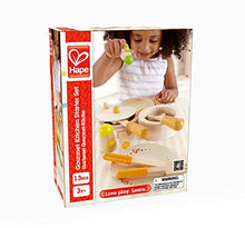 Load image into Gallery viewer, Hape Gourmet Play Kitchen Starter Accessories Wooden Play Set
