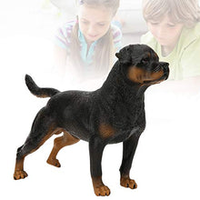 Load image into Gallery viewer, Germerse Rottweiler Model Ornaments, Rottweiler Toy, Rottweiler Decoration Portable Durable for Desktop Child
