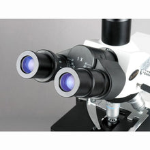 Load image into Gallery viewer, AmScope T690C-5MA Digital Trinocular Compound Microscope, 40X-2500X Magnification, WH10x and WH25x Super-Widefield Eyepieces, Infinity Objectives, Brightfield, Kohler Condenser, Double-Layer Mechanica
