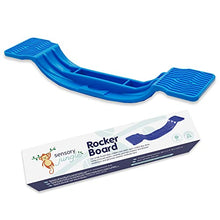 Load image into Gallery viewer, Sensory Jungle Plastic Balance Board, Wobble Balance Board for Toddlers, Kids &amp; Adults, Open-Ended Play Ideas, Improves Motor Skills &amp; Build Core Strength, Balancing Toys for Classrooms - Blue
