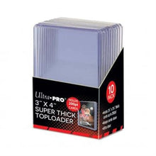 Load image into Gallery viewer, Ultra Pro 3&quot; X 4&quot; Super Thick Toploader - Holds 200pt Cards (10 Count)
