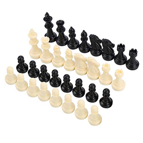 Magnetic Chess, Magnetic Travel Chess Set, 32pcs Plastic Magnetic International Chess Pieces Entertainment Tool for Kids and Adults