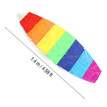 Load image into Gallery viewer, Rainbow Color Stunt Power Flying Kite Sport Kite Kids Indoor Outdoor Friends Family Boys Girls(1.4 Meters)
